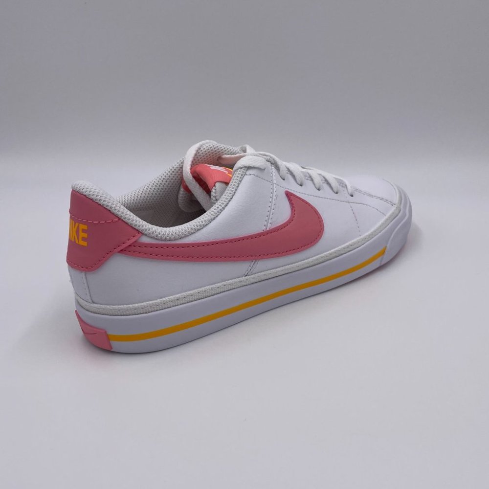 Nike Court Legacy White / Pink / Orange Womens Shoes - Picture 8 of 8